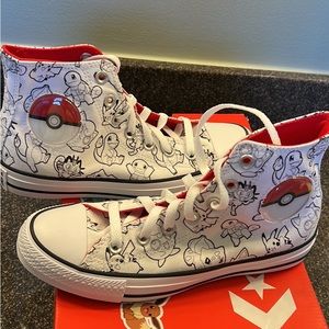 Converse Pokémon hightops NWT 6.5 womens 4.5 Mens